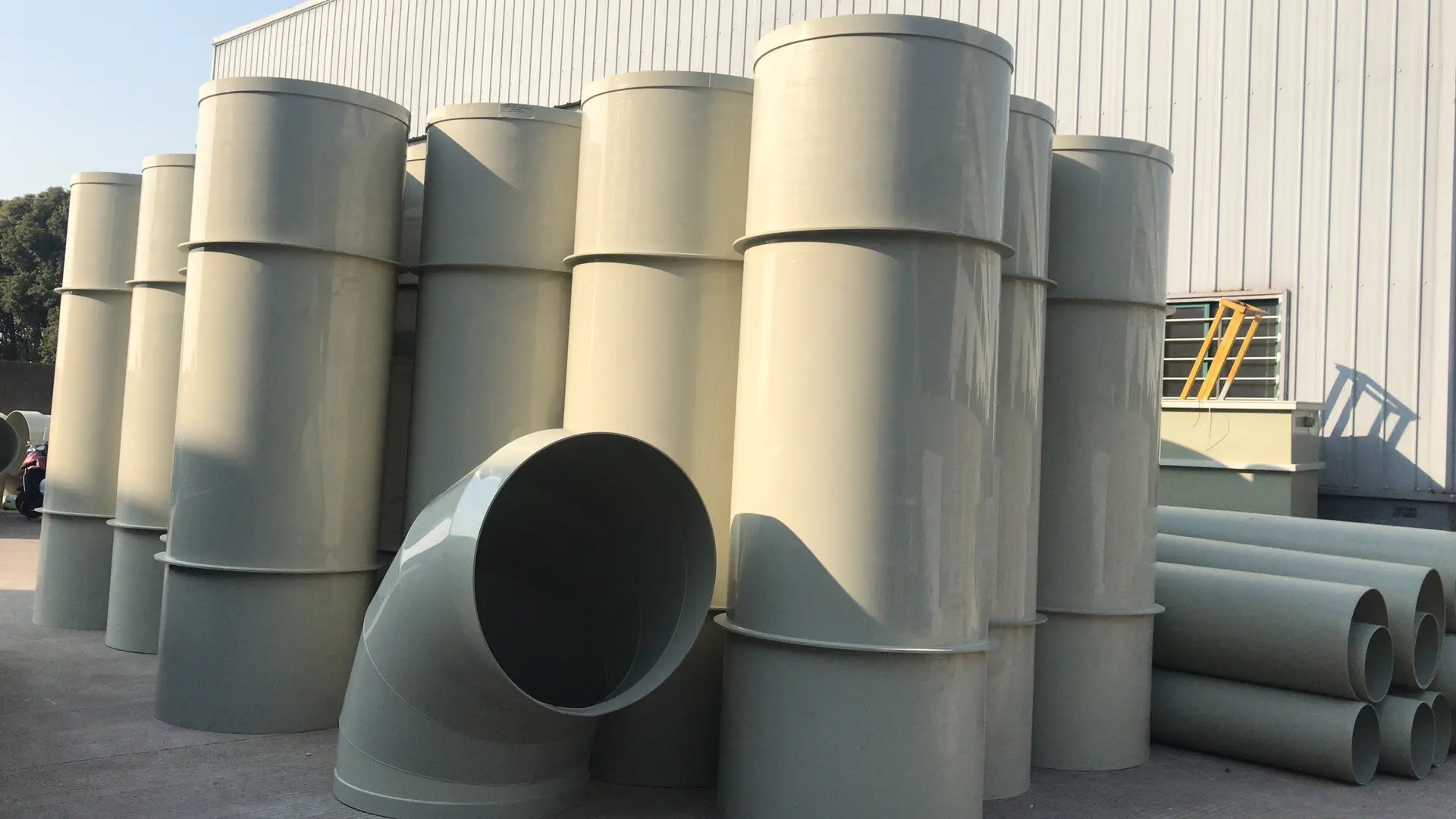 pp风管作为一种绿色环保型管材用于不同行业